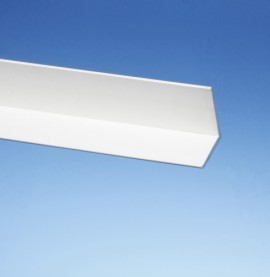 Protektor White PVC Angle Facade Profile 35mm x 35mm (1 length)
