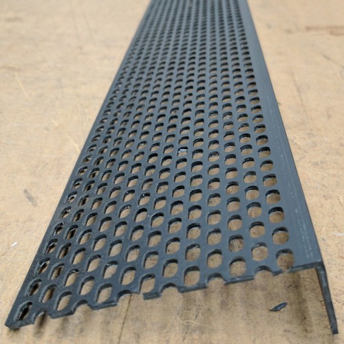 Wemico 30mm x 60mm x 2.5m Black PVC Ventilation Angle 1 Length