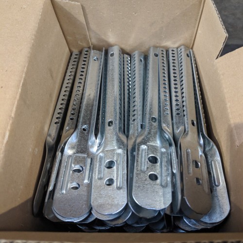 Protektor Galvanised Steel Adjustable Hanger Strip 30cm Box 100