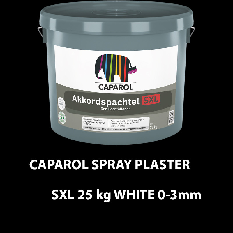 Caparol Spray Plaster SXL 25kg White 0 - 3mm