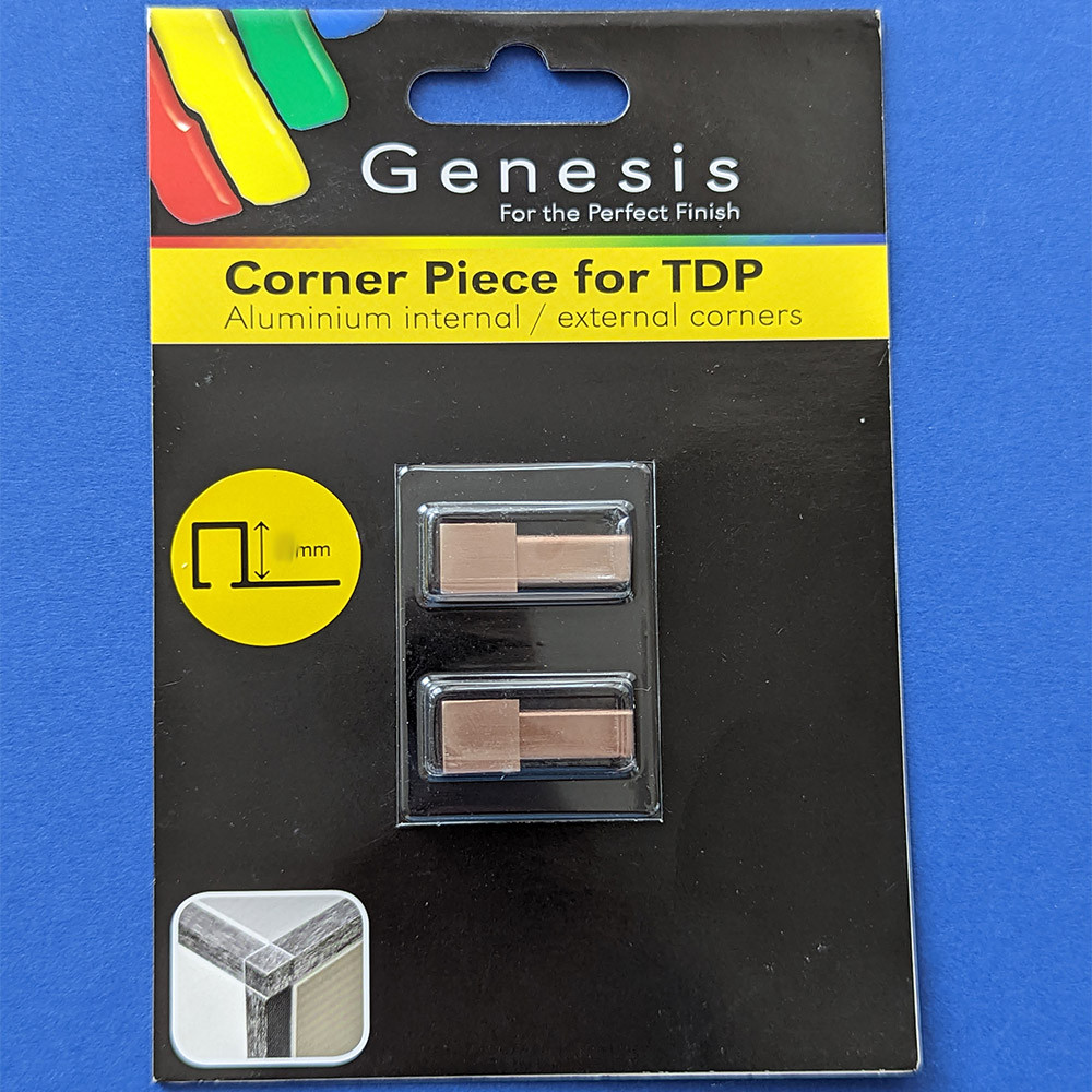 10mm / 12mm Genesis Universal Corner Piece for Polished Copper Square Trim. EDP