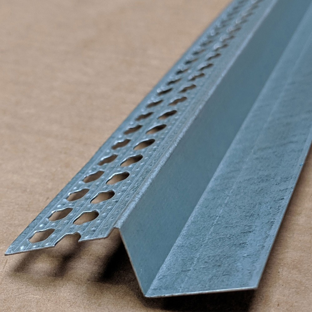 Protektor Single Step Shadow Gap Galvanised Steel Feature Bead 14 mm x 19 mm x 25 mm x 3m 1 length