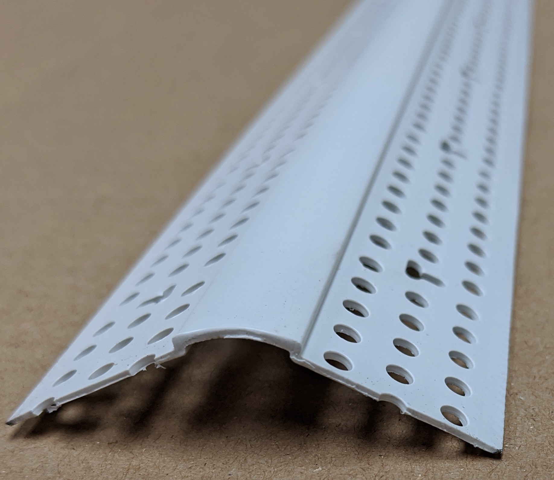 Trim-Tex 350 Bullnose Splayed Corner Bead White PVC 3m 1 Length 35030