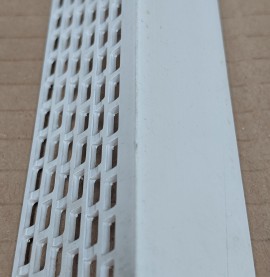Wemico White PVC Ventilation Angle 30mm x 30mm x 2.5m 1 length