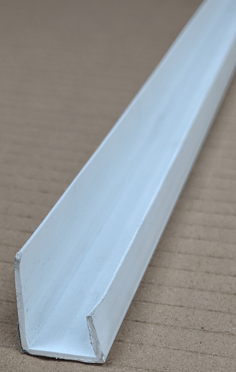 Wemico White PVC Channel Profile 20mm x 12.5mm x 10mm x 2.5m 1 Length