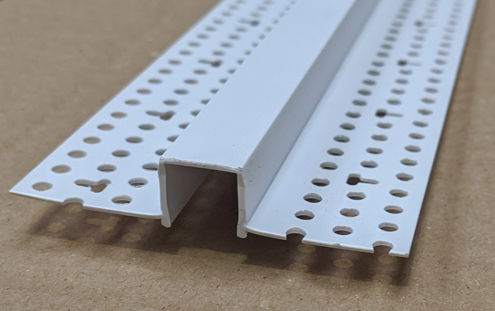 Trim-Tex ½” / 12.7mm White PVC Architectural Reveal Bead Profile 3m 1 length AS5110