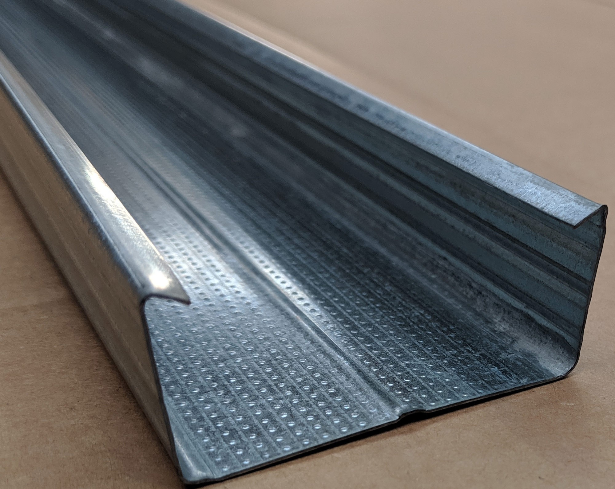 C Ceiling Profile with Square Return 27mm x 60mm x 3m 1 Length