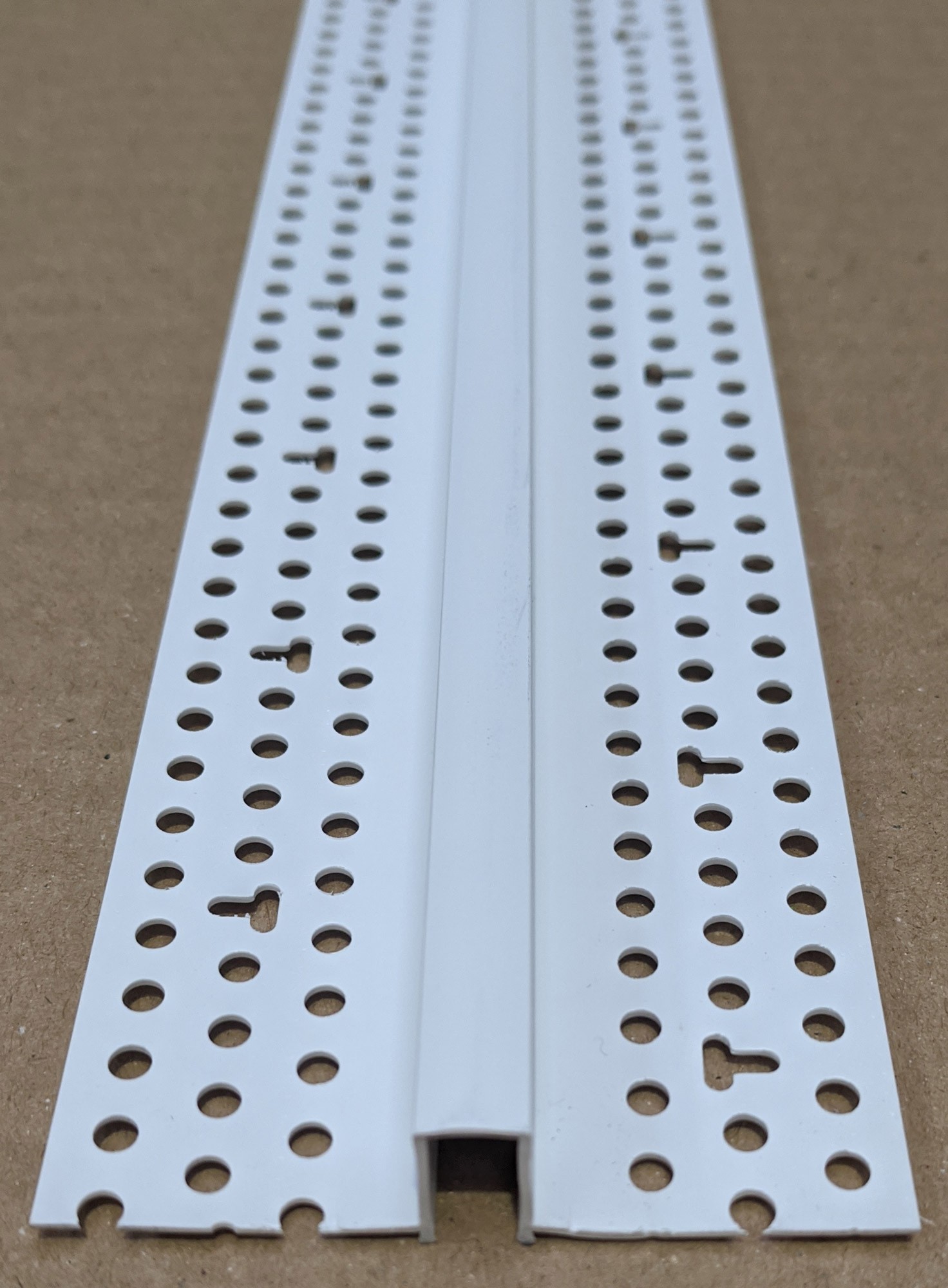 Trim-Tex 13mm x 6mm White PVC Architectural Reveal Bead Profile 3m 1 length AS5160