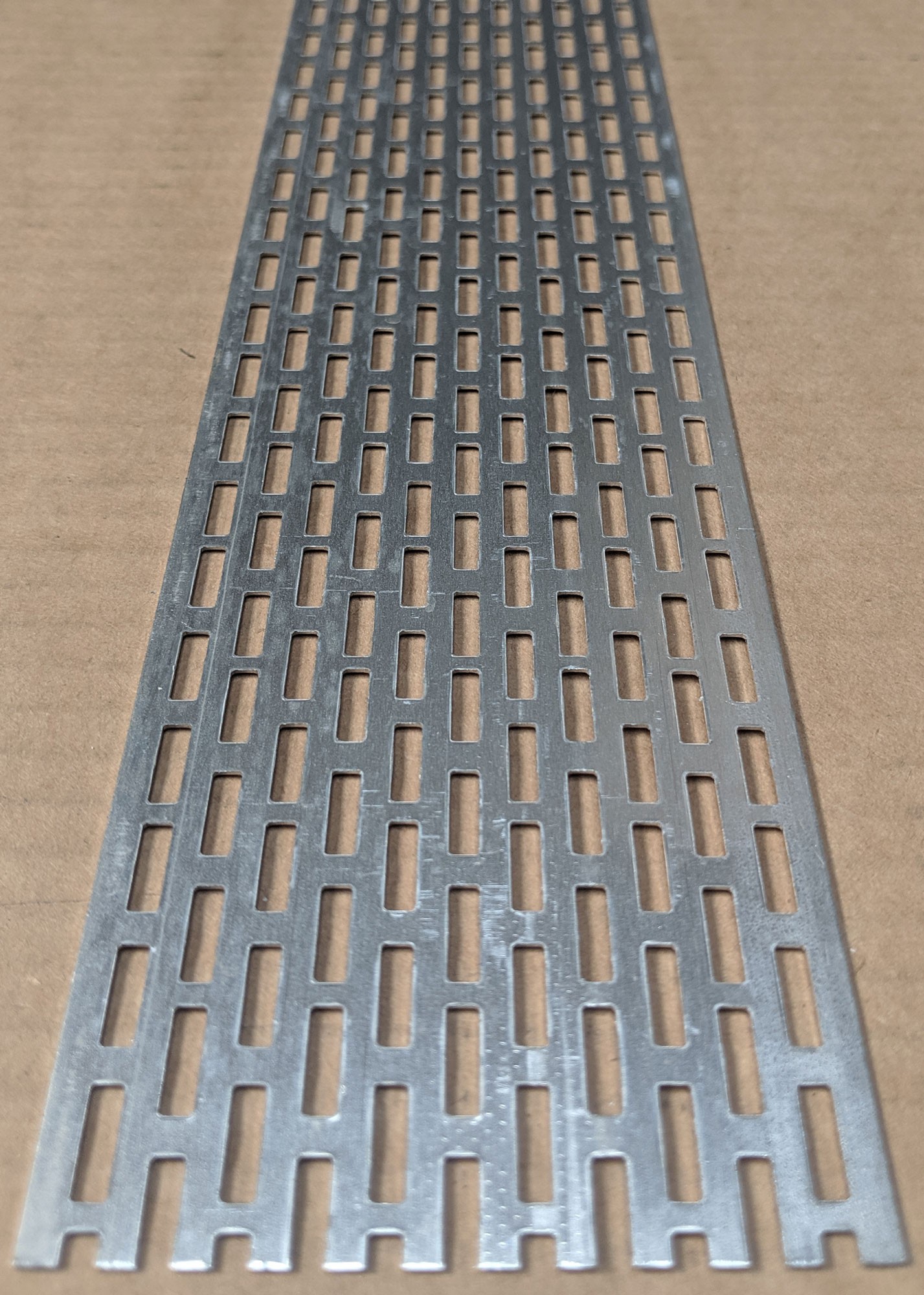 Wemico 70mm Aluminium Ventilation Strip 0.8mm x 2.5m 1 Length