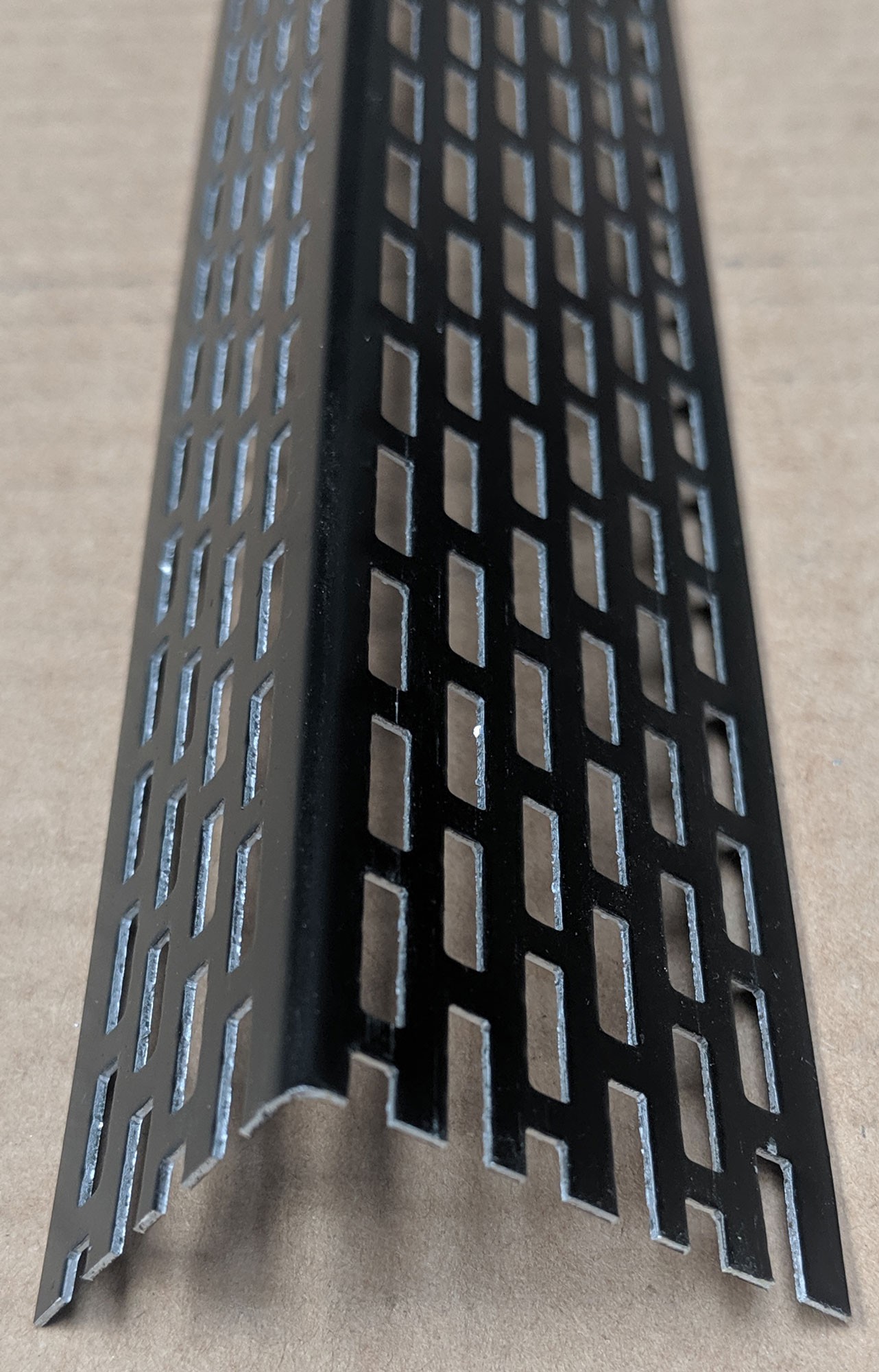Wemico 30mm X 40mm Aluminium Black Coated Ventilation Profile 2.5m 1 Length