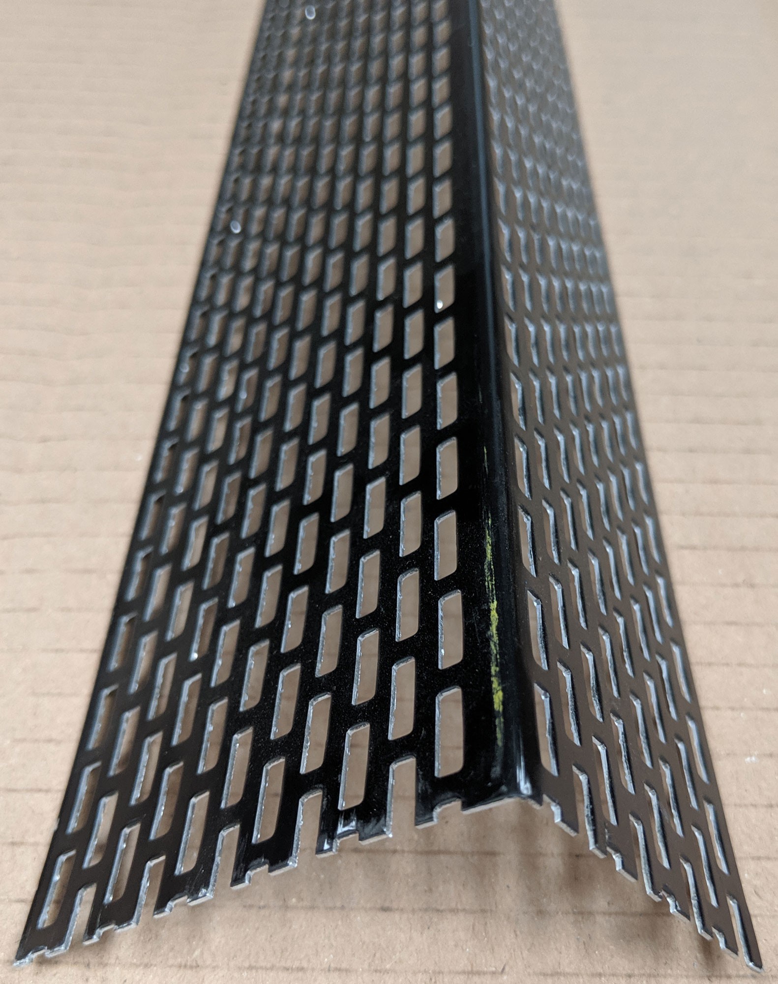 Wemico 50mm x 70mm Aluminium Black Coated Ventilation Profile 2.5m 1 length