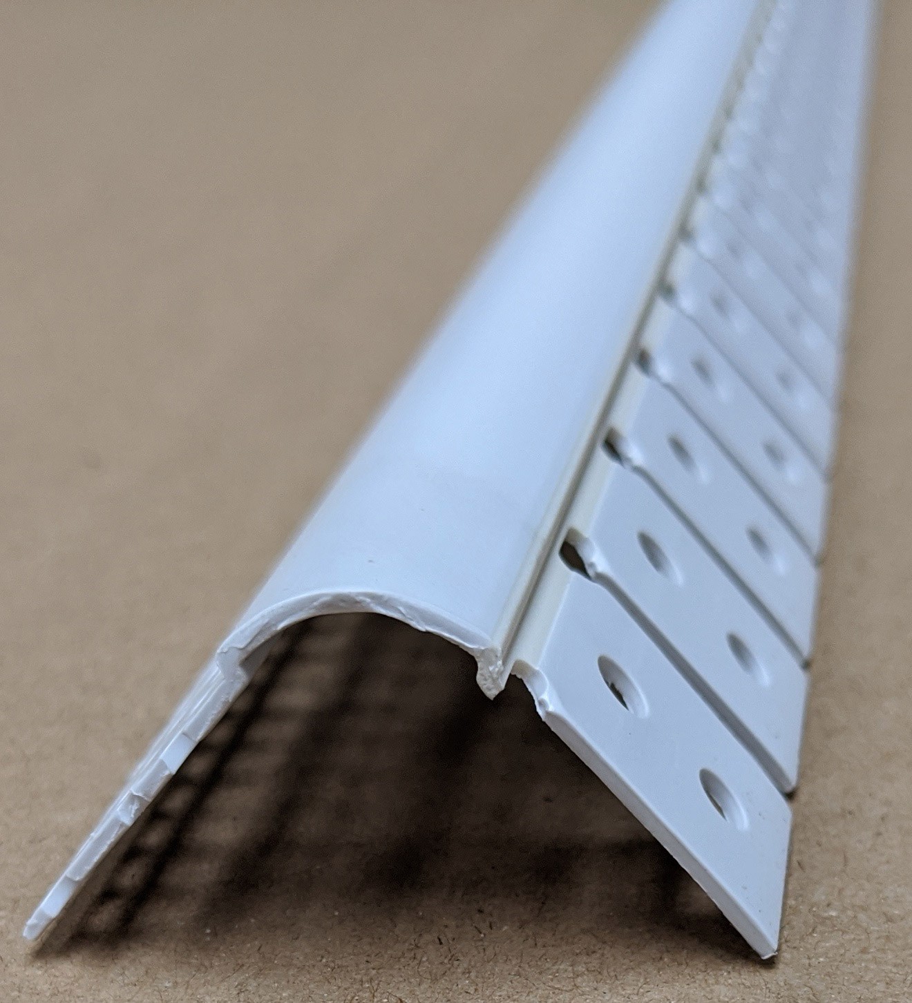Trim-Tex 350 Bullnose Archway Bead White PVC 3m 1 Length 35020