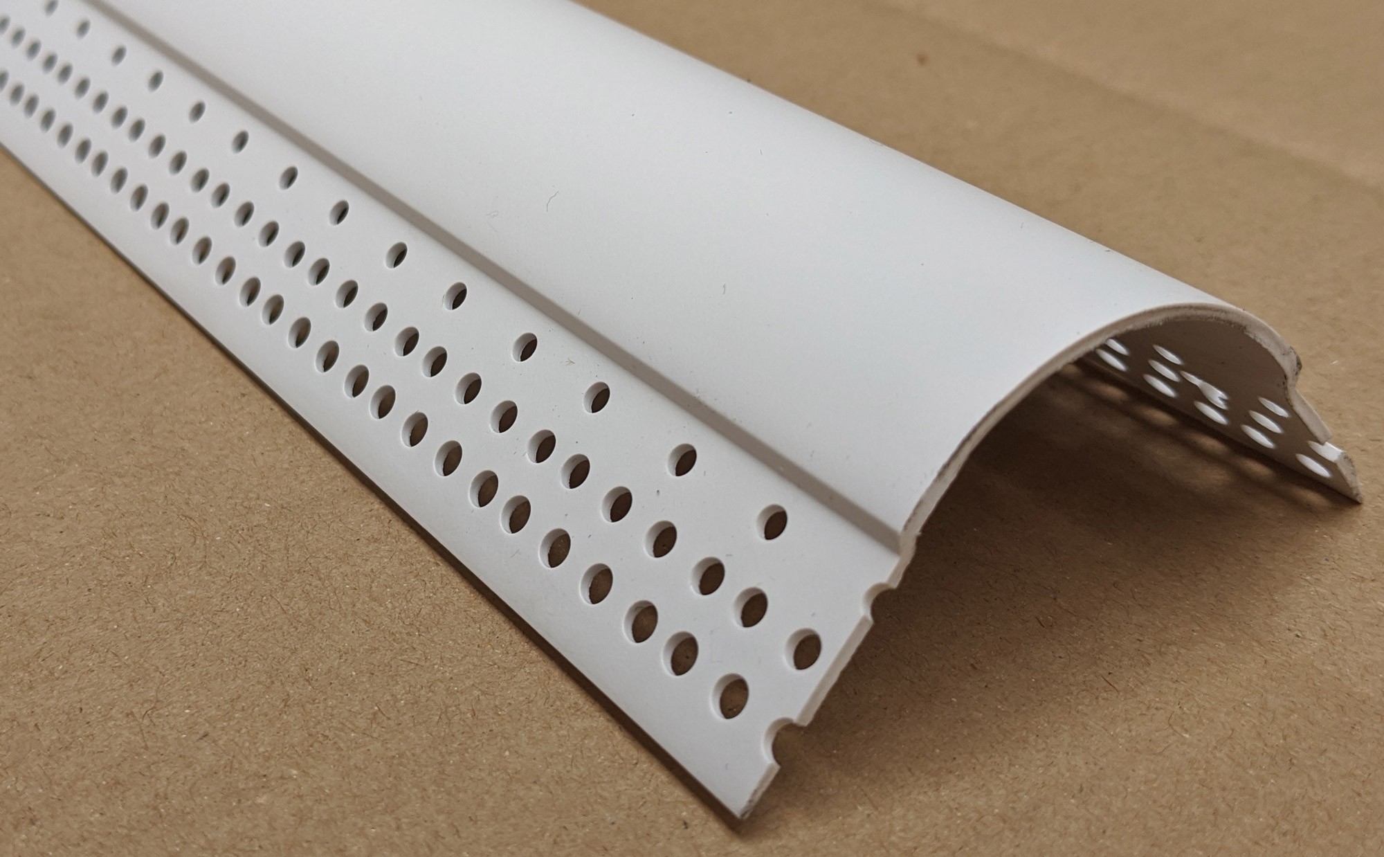 Trim-Tex White PVC Bullnose Outside Corner Bead 3m 1 Length 7099