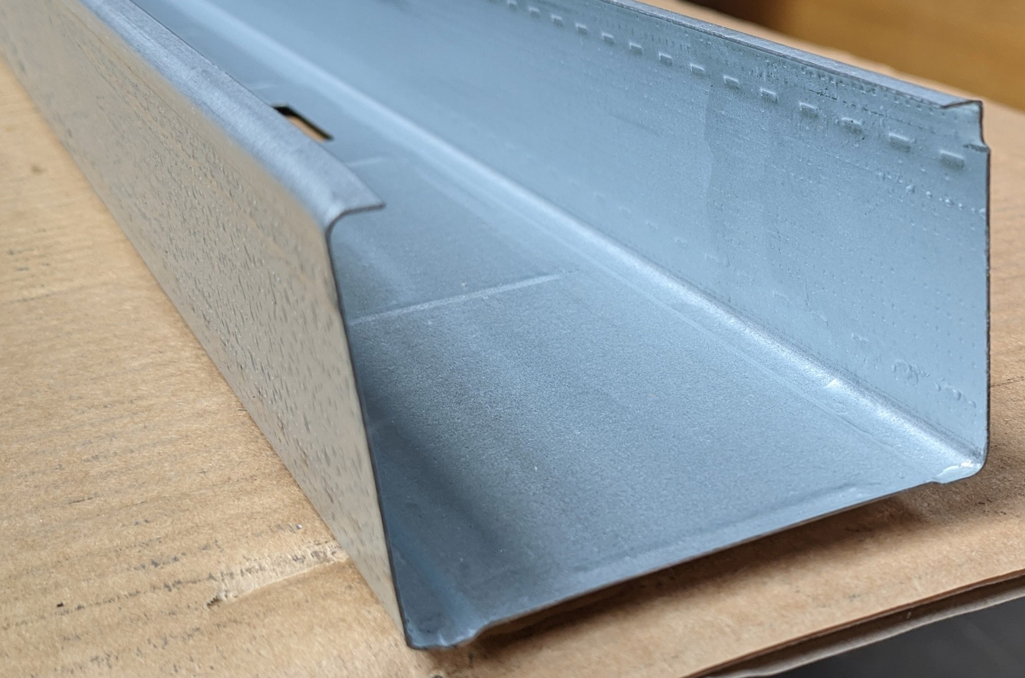 Protektor Galvanised Steel DIN Standard 0.6mm Stud Profile 74 x 0.6mm x 3m 1 Length