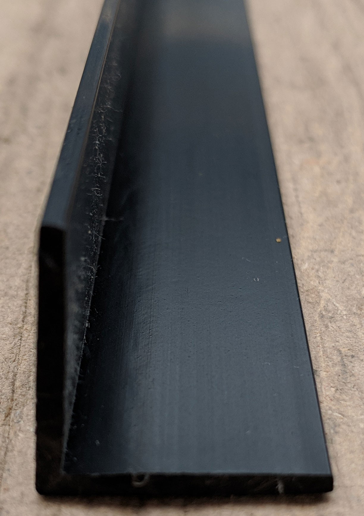 Wemico Black PVC 90 Degree Angle Facade Profile 30mm x 30mm x 2.5mm x 2.5m 1 Length