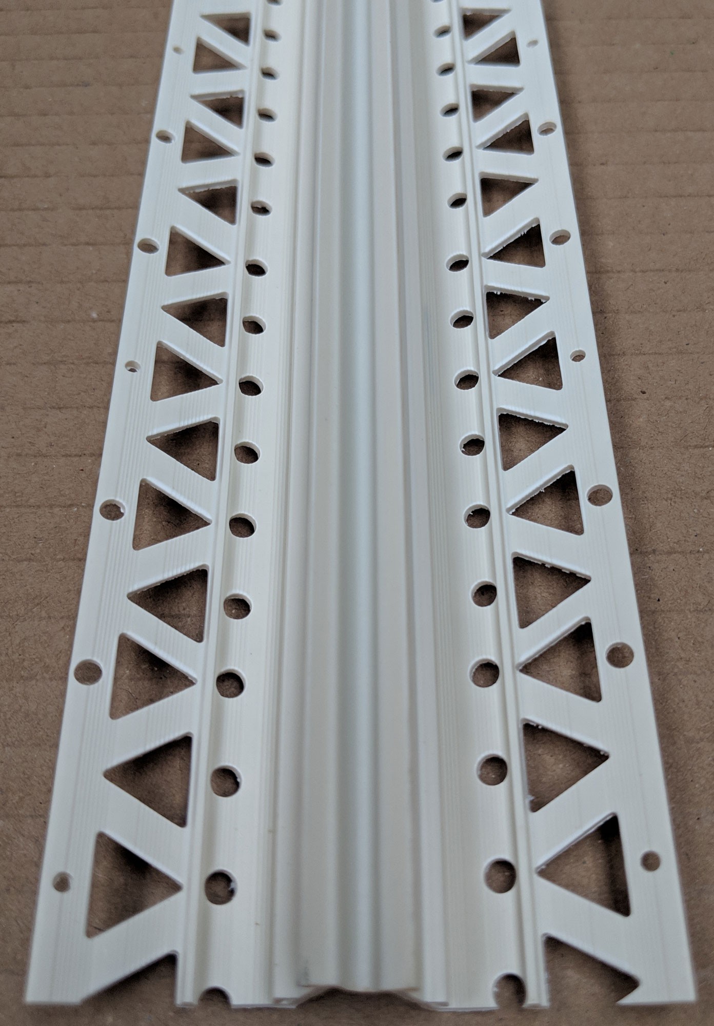 Ivory 13 - 15mm Render Depth PVC Movement Bead 2.5m 1 Length