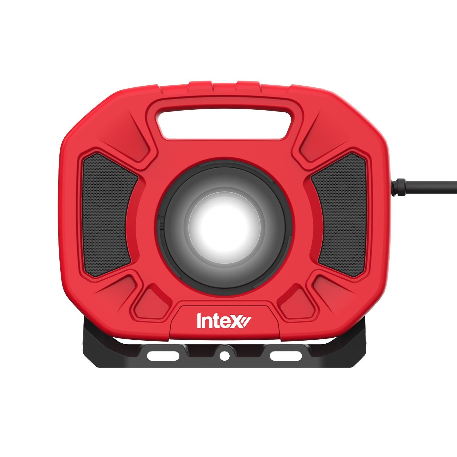 InteX Lumo Water Resistant 240v Corded LED Work Light With Bluetooth Speakers