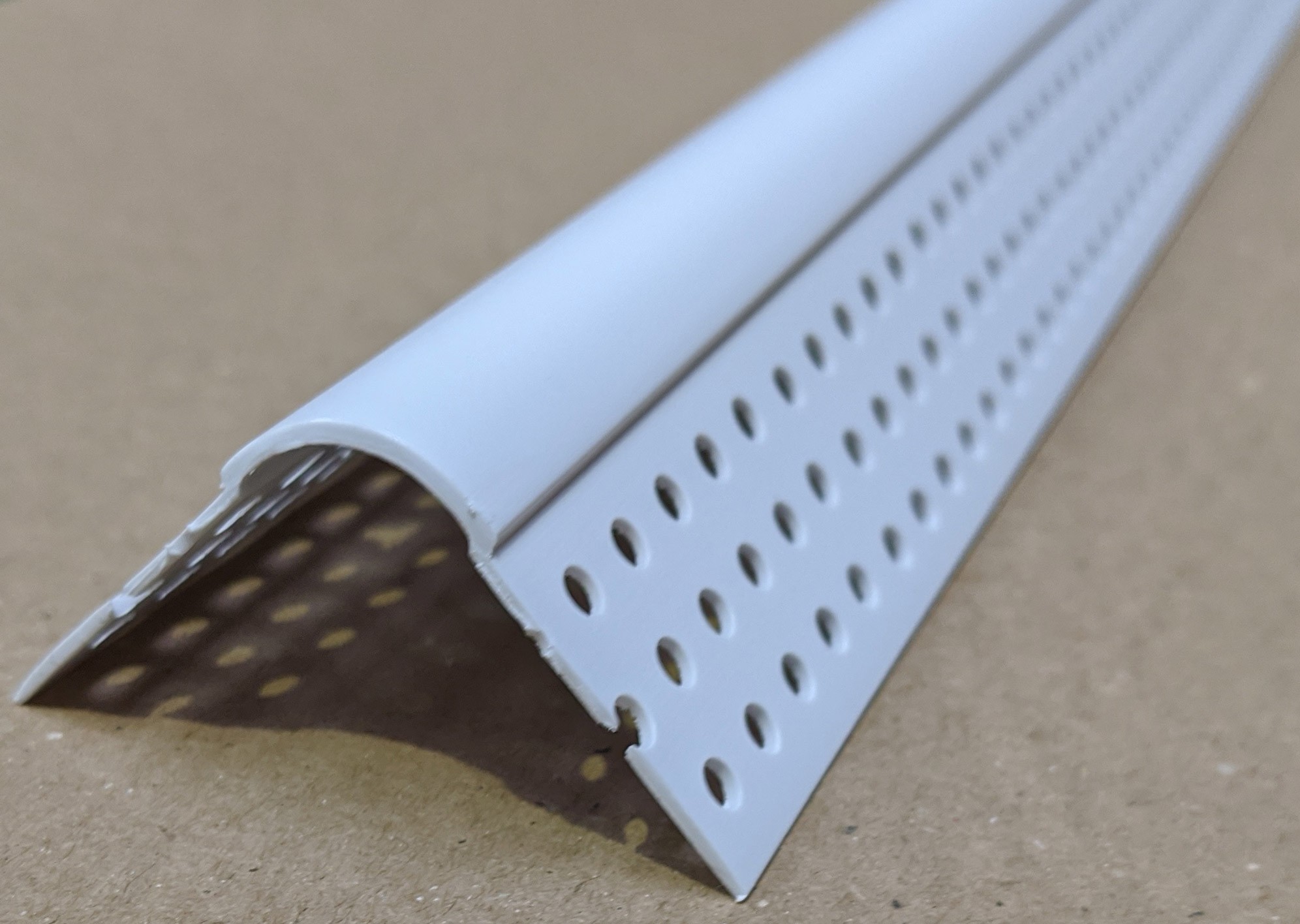 Trim-Tex 350 Bullnose Corner Bead White PVC 3m 1 Length 35010
