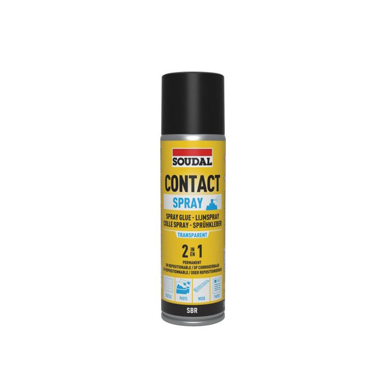 Soudal Contact Spray Glue Adhesive 300ml suitable for Trim-Tex Profiles
