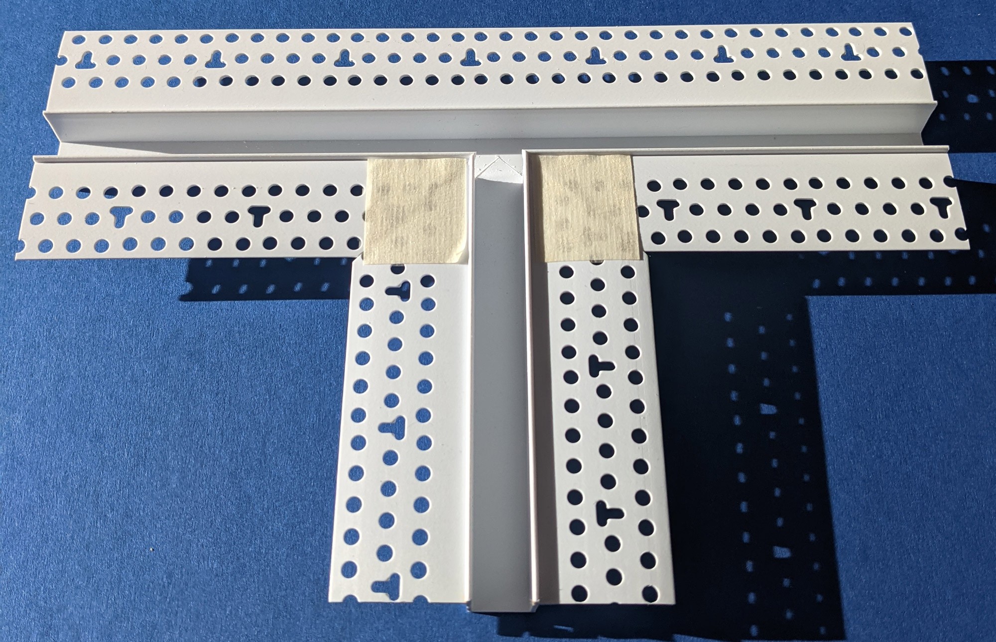 Trim-Tex 12.7mm 3 Way T-Piece Architectural Intersection Part Code AS510T