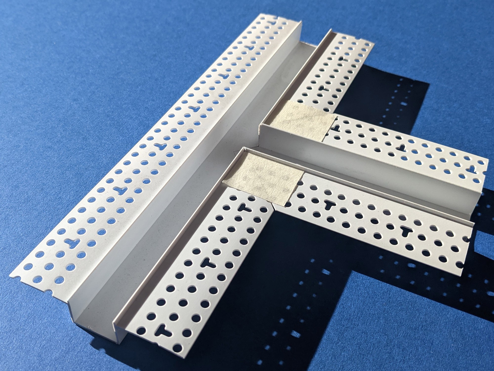Trim-Tex 12.7mm x 19mm 3 Way T-Piece Architectural Intersection Part Code AS520T