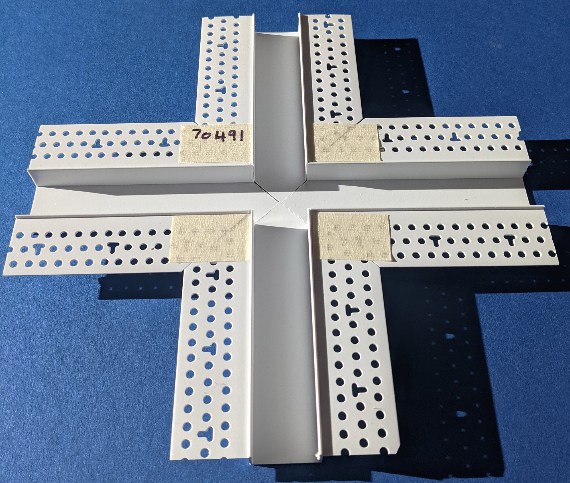 Trim-Tex 12.7mm x 25mm 4 Way Architectural Intersection Part Code AS530C