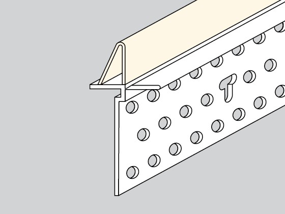 Trim-Tex Wall Mounted Deflection Bead 1 x 3m Length 9220